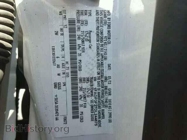2013 FORD FOCUS - VIN: 1FADP3F27DL244875 - Photo 10