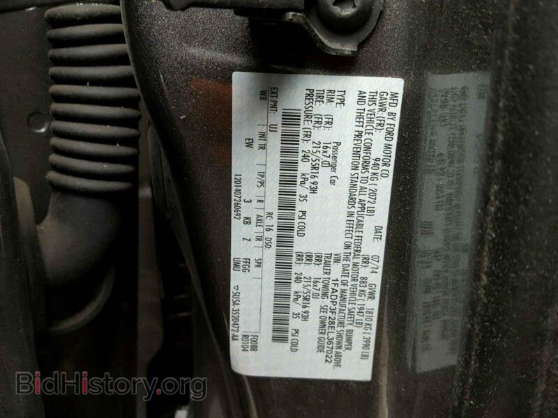 2014 Ford FOCUS (VIN 1FADP3F28EL367022) — photo 10 of 10