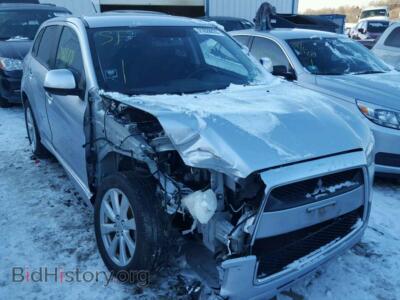 2012 Mitsubishi OUTLANDER, silver — VIN JA4AR4AU5CZ009533, Copart