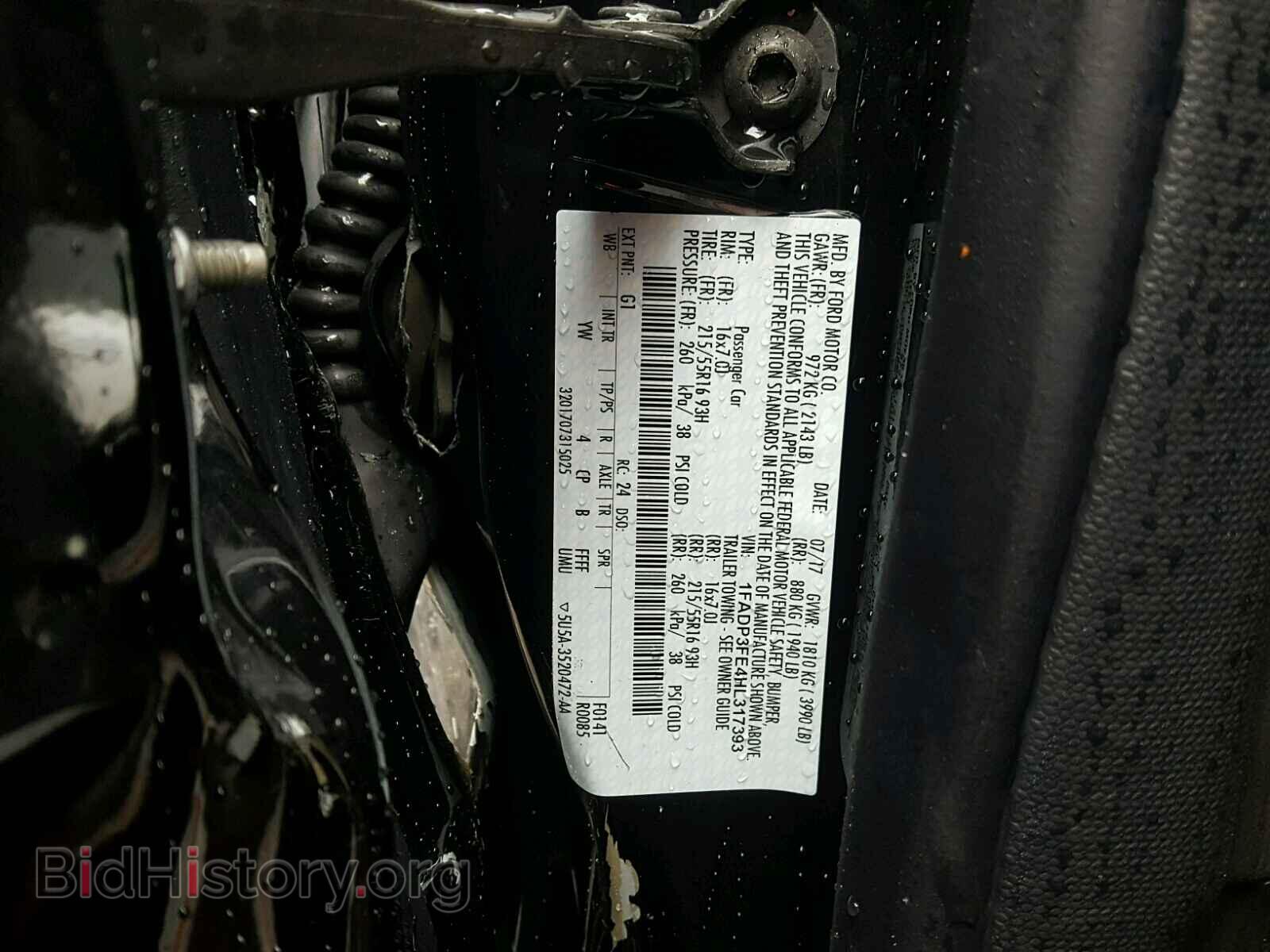 2017 FORD FOCUS - VIN: 1FADP3FE4HL317393 - Photo 10