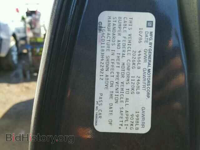 1987 CADILLAC DEVILLE - VIN: 1G6CD1183H4229212 - Photo 10
