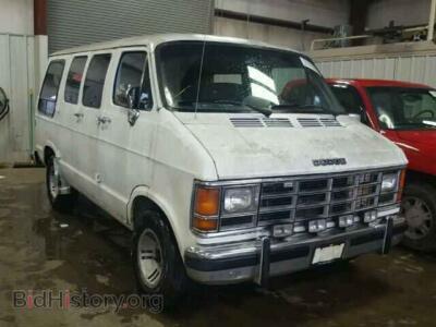 1991 Dodge RAM VAN RAM Van B2, white — VIN 2B6HB21X1MK414577, Copart