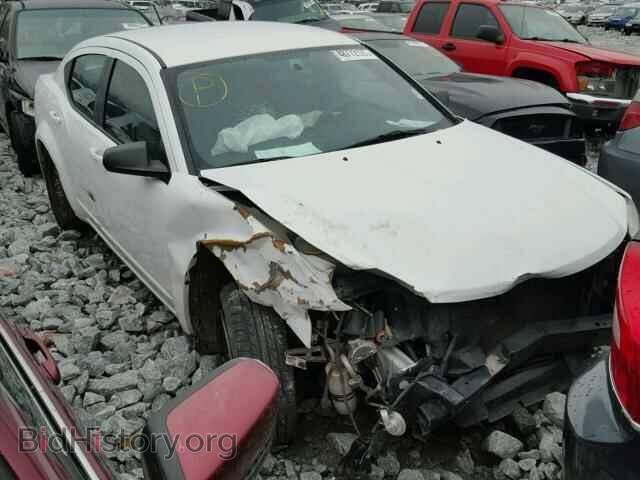 Photo 1C3CDZAB2CN323662 - DODGE AVENGER 2012