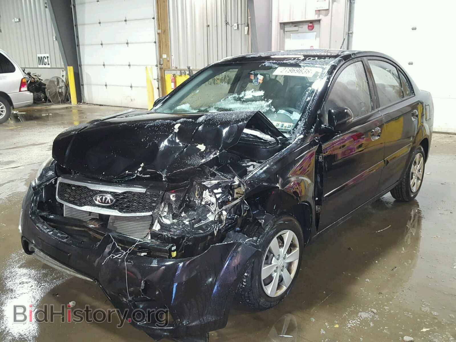 2011 KIA RIO BASE - VIN: KNADH4A32B6936337 - Фото 2