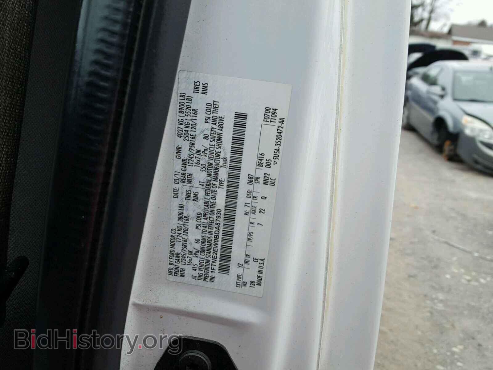 2011 FORD ECONOLINE - VIN: 1FTNE2EW0BDA87930 - Photo 10