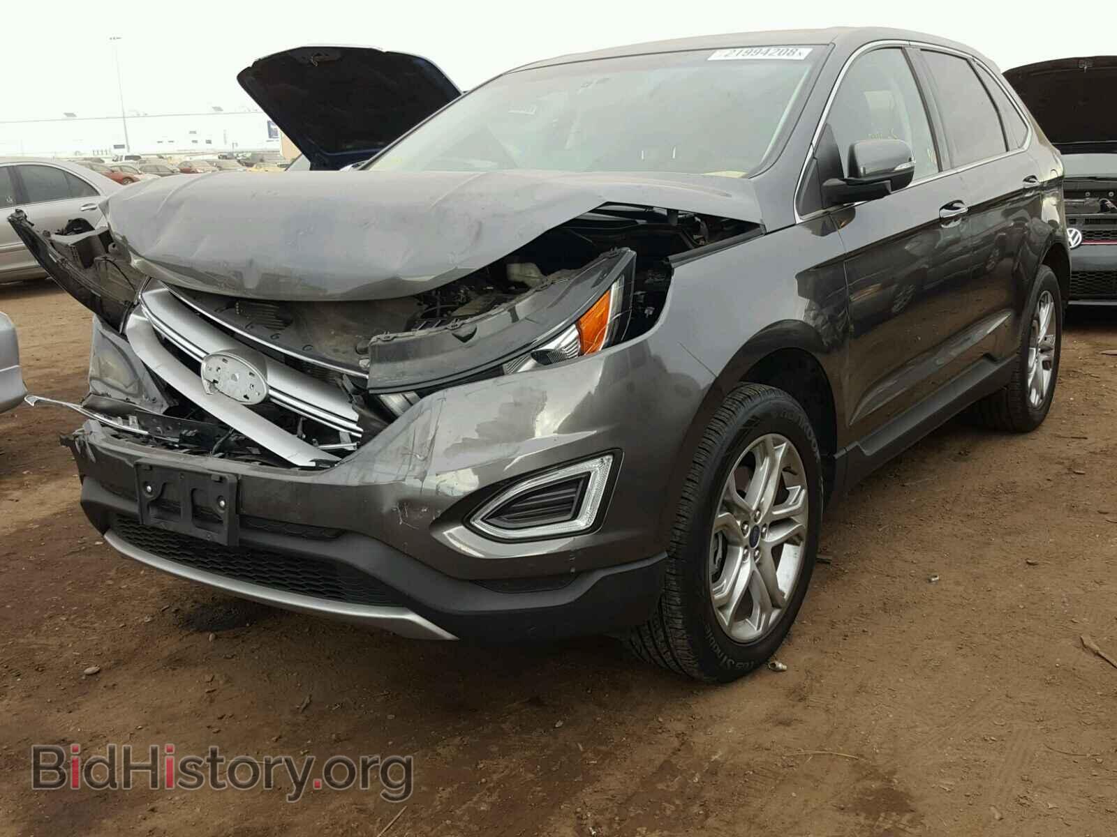 2015 FORD EDGE - VIN: 2FMTK4K93FBB34501 - Фото 2