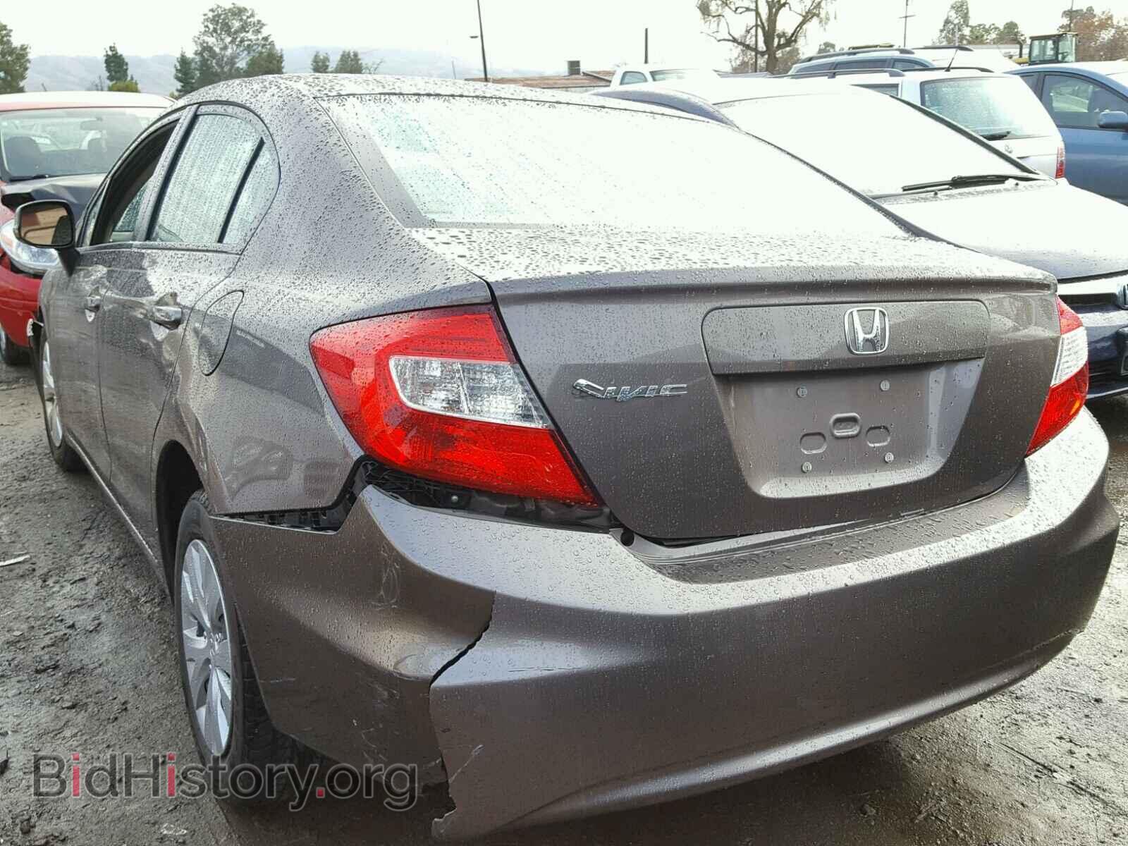 2012 HONDA CIVIC - VIN: 2HGFB2F54CH527754 - Фото 3