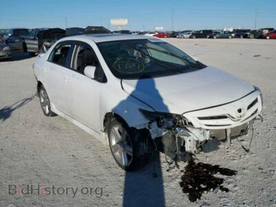 2013 Toyota COROLLA BA, white — VIN 5YFBU4EE2DP199881, Copart
