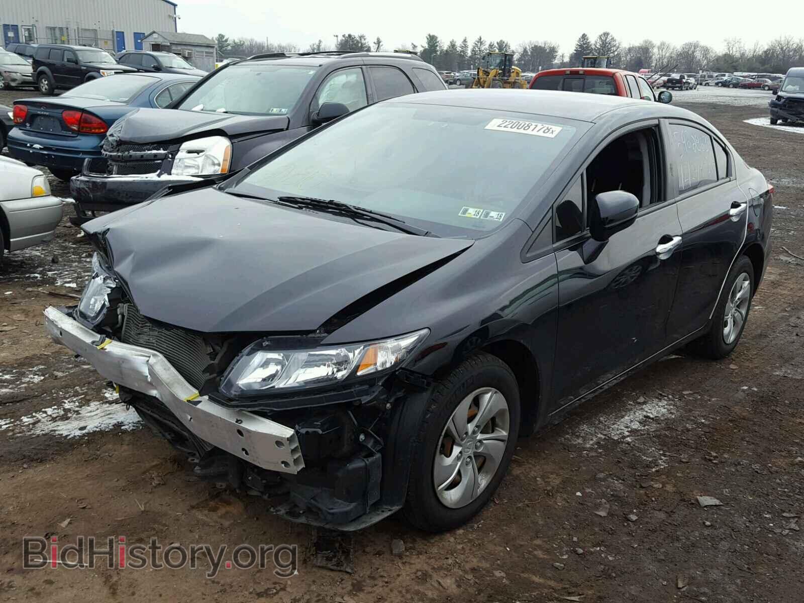 2014 HONDA CIVIC - VIN: 19XFB2F55EE248875 - Фото 2