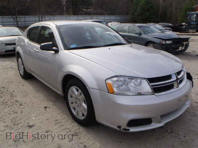 Фотография 1C3CDZAB6CN215075 - DODGE AVENGER 2012