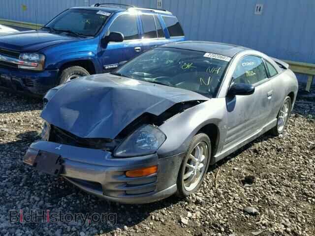 2002 MITSUBISHI ECLIPSE - VIN: 4A3AC54H32E062701 - Фото 2