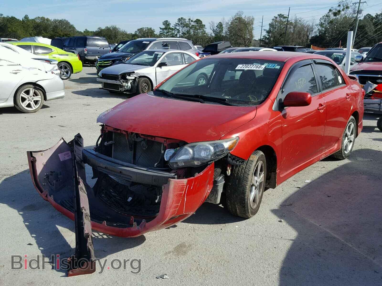 2012 TOYOTA COROLLA BA - VIN: 5YFBU4EE2CP022147 - Фото 2