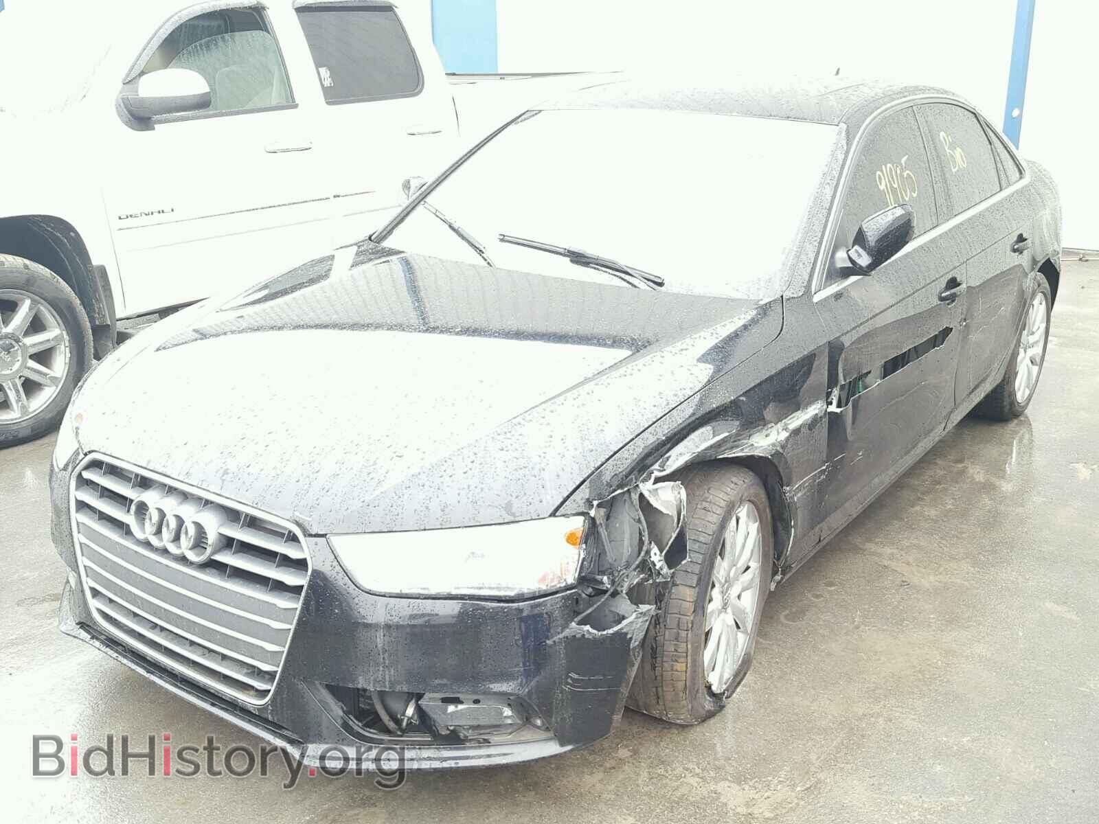 2013 AUDI A4 - VIN: WAUAFAFL3DN041609 - Фото 2