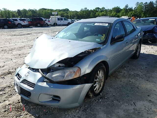 2002 CHRYSLER SEBRING - VIN: 1C3EL46X42N342747 - Фото 2