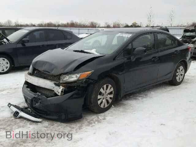 2012 HONDA CIVIC - VIN: 2HGFB2F49CH107513 - Фото 2