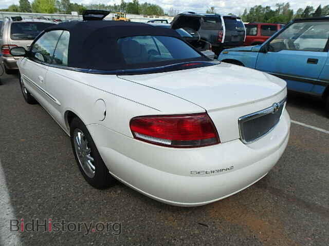 2001 CHRYSLER SEBRING - VIN: 1C3EL65U51N572024 - Фото 3