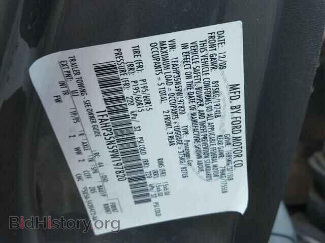 2009 FORD FOCUS - VIN: 1FAHP35N59W197820 - Photo 10