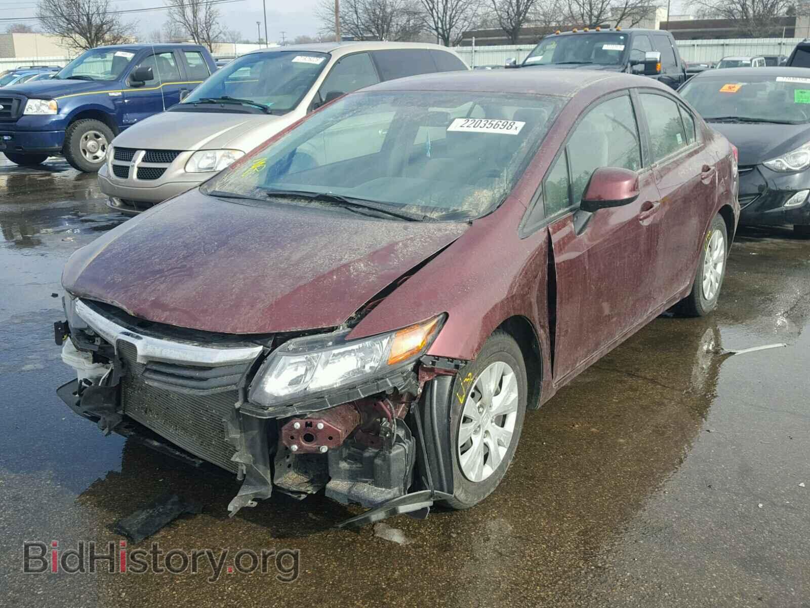 2012 HONDA CIVIC - VIN: 19XFB2F54CE060796 - Photo 2