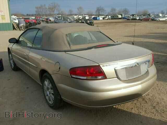 2004 CHRYSLER SEBRING - VIN: 1C3EL65RX4N410390 - Фото 3