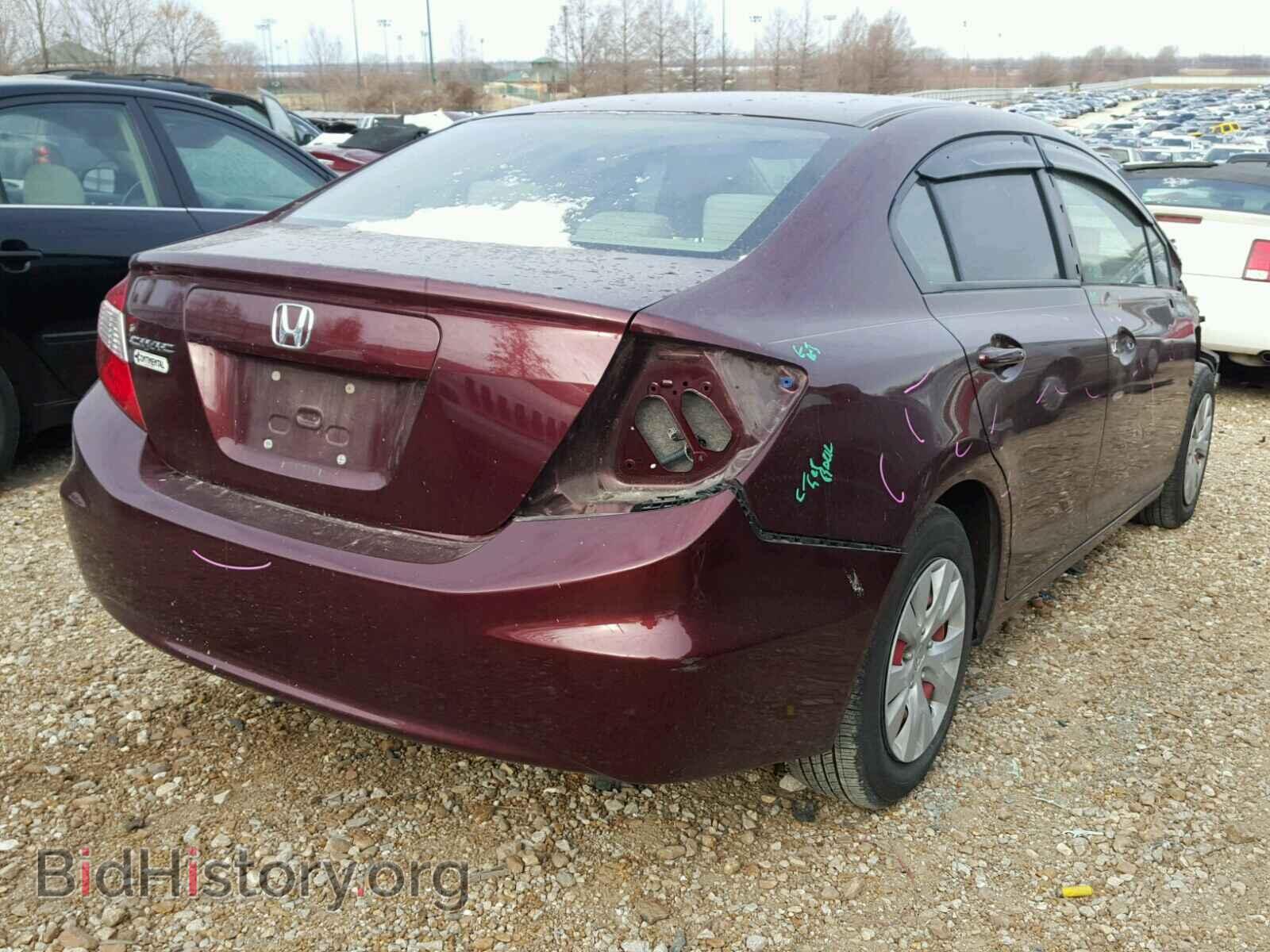 2012 HONDA CIVIC - VIN: JHMFB2F50CS001174 - Фото 4