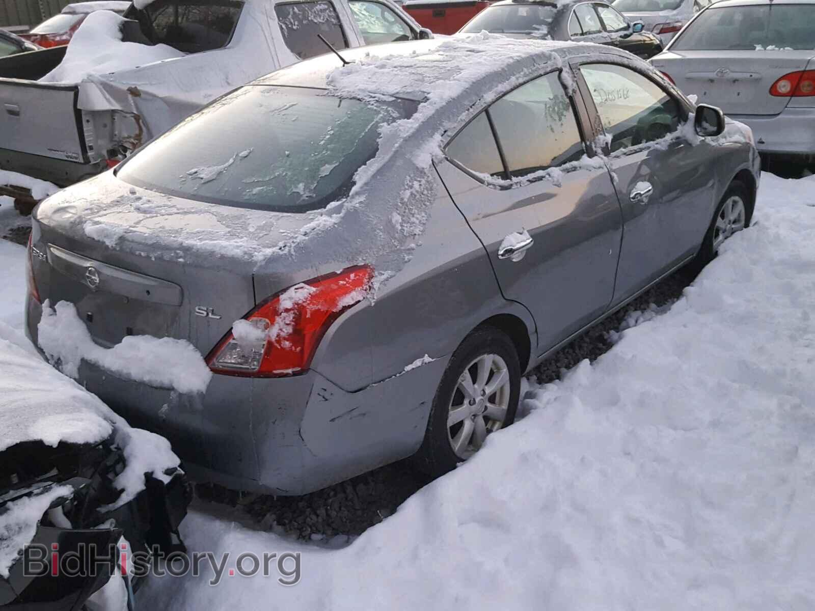 2012 NISSAN VERSA - VIN: 3N1CN7AP3CL814348 - Фото 4