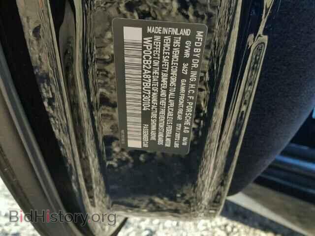 2011 PORSCHE BOXSTER - VIN: WP0CB2A87BU730104 - Фото 10