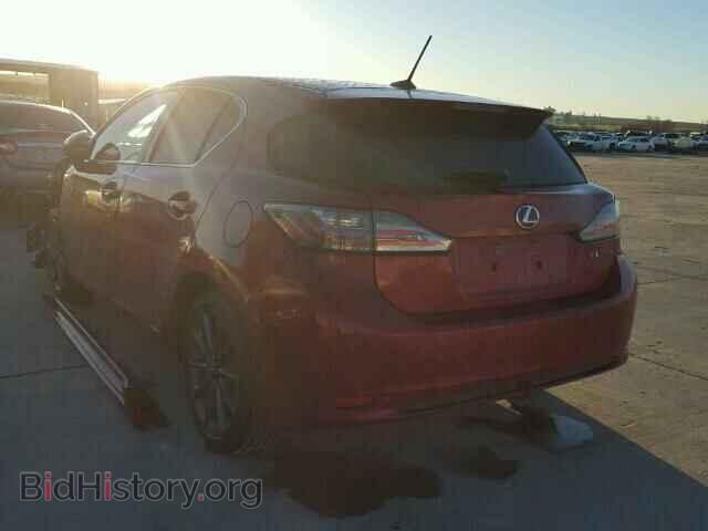 2012 LEXUS CT 200 - VIN: JTHKD5BH2C2075108 - Фото 3