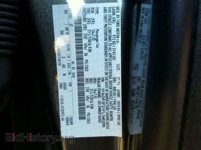2015 FORD FOCUS - VIN: 1FADP3F21FL346286 - Фото 10