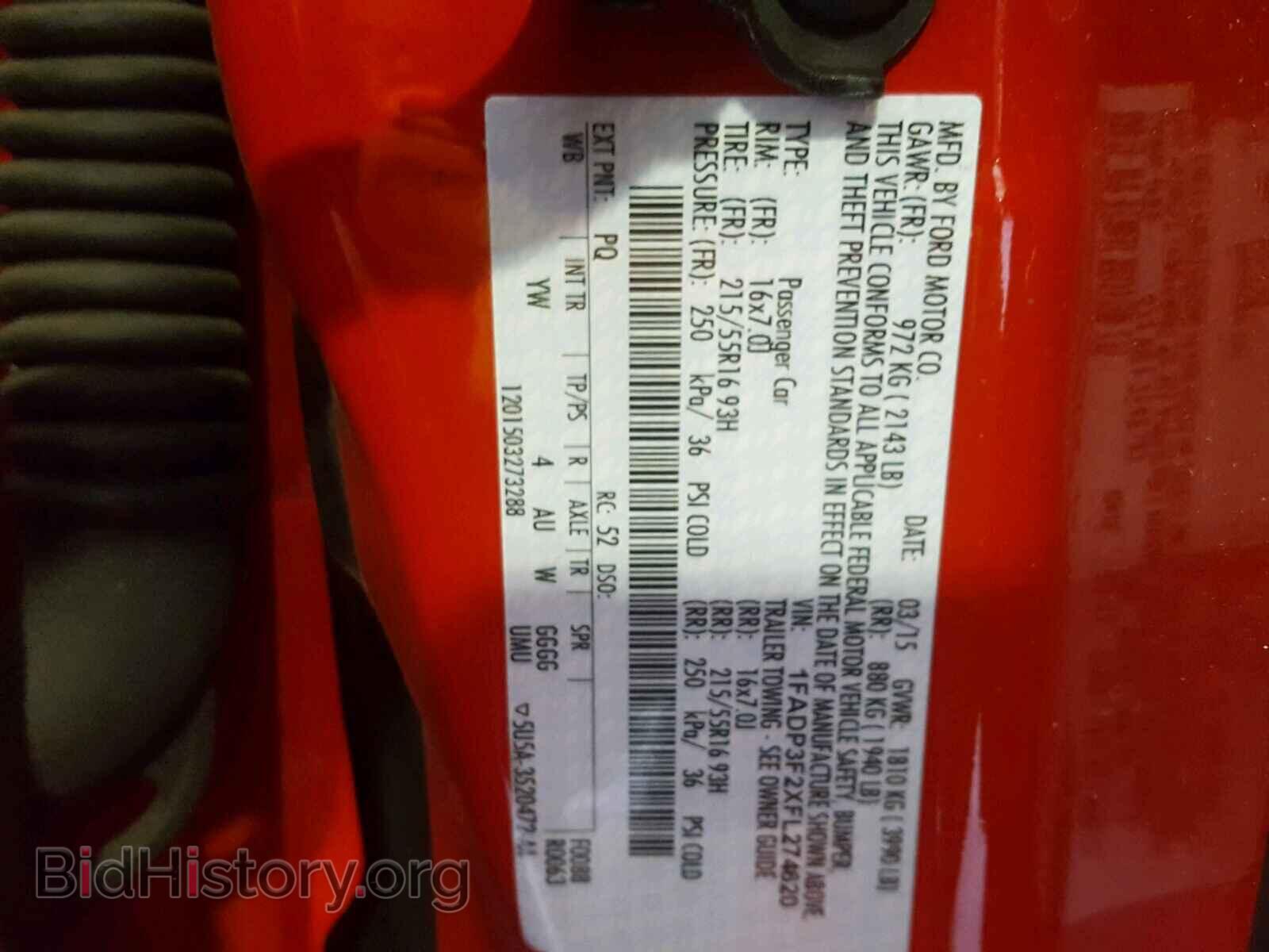 2015 FORD FOCUS - VIN: 1FADP3F2XFL274620 - Photo 10