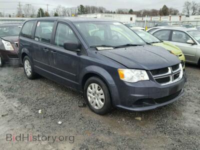 2014 Dodge CARAVAN Grand Cara, черный — VIN 2C4RDGBG8ER129096, Copart