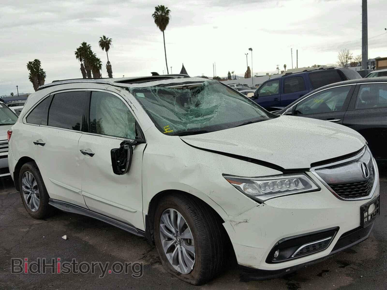 Фотография 5FRYD4H43EB013550 - ACURA MDX 2014