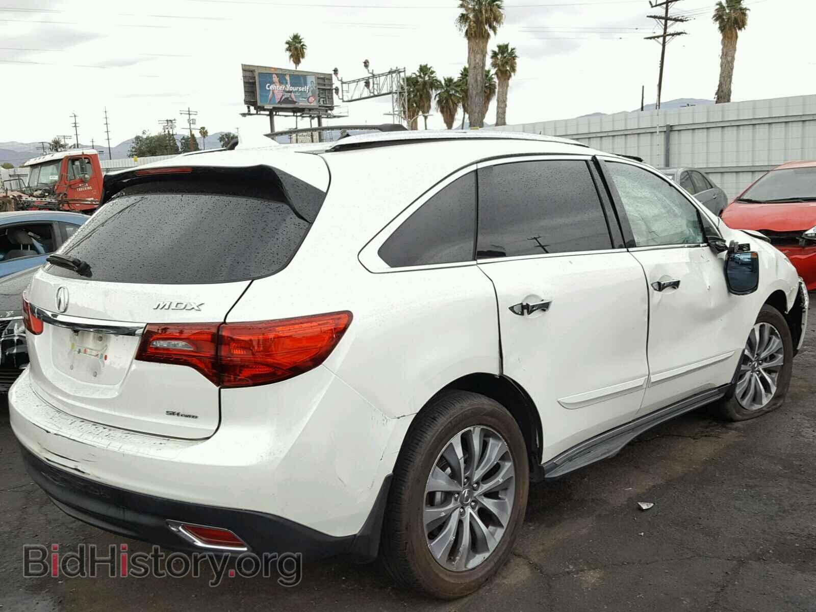 2014 ACURA MDX - VIN: 5FRYD4H43EB013550 - Фото 4