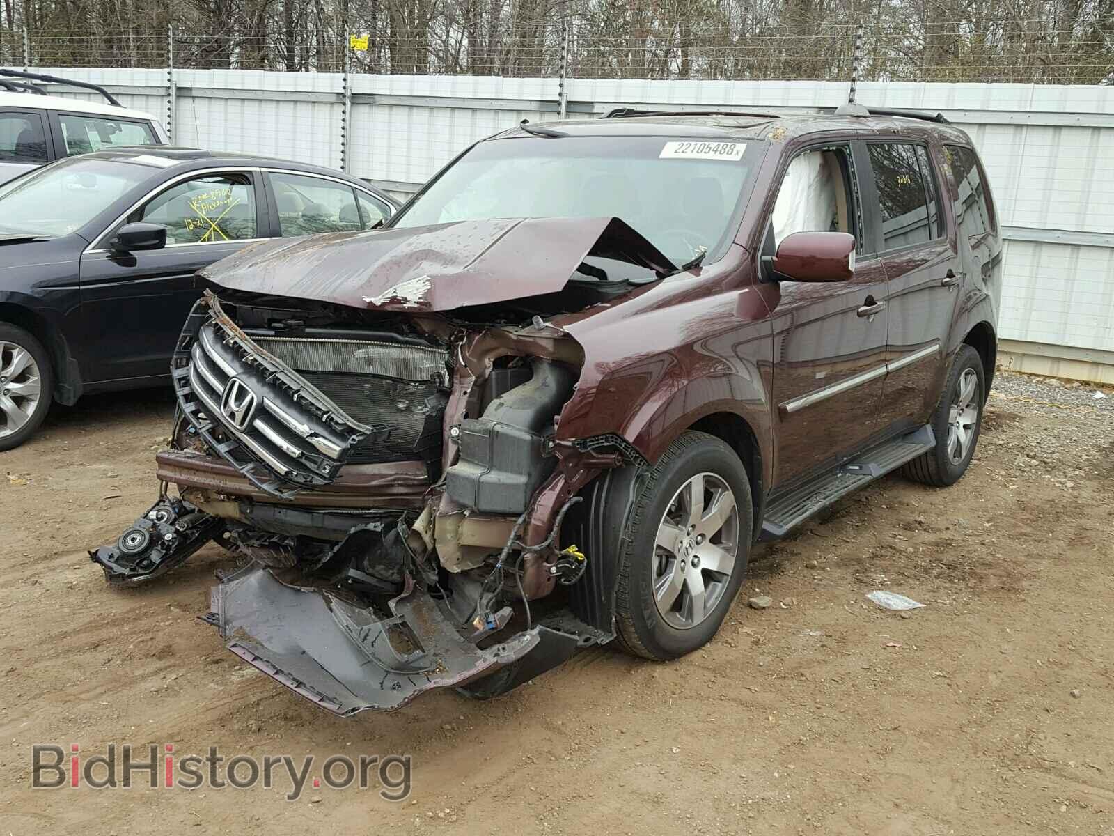2014 HONDA PILOT - VIN: 5FNYF3H90EB027651 - Фото 2