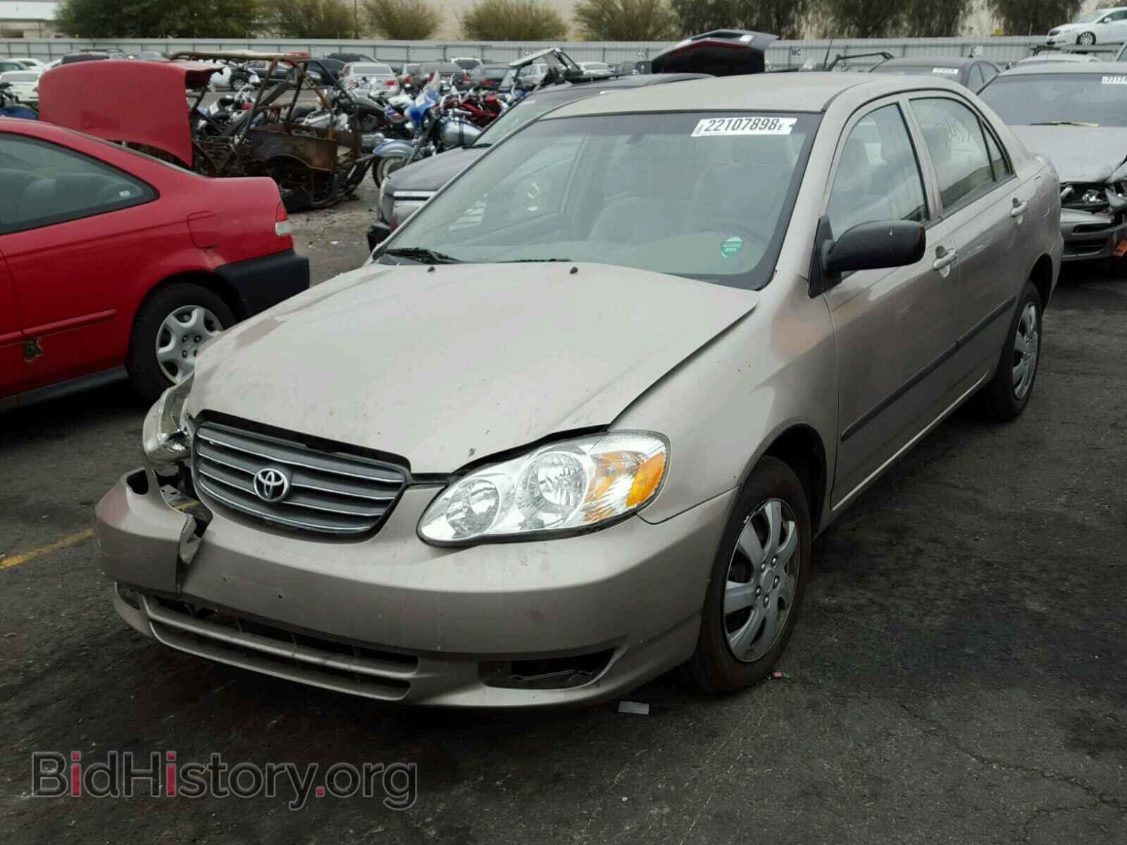 2003 TOYOTA COROLLA - VIN: 1NXBR32E63Z107362 - Фото 2
