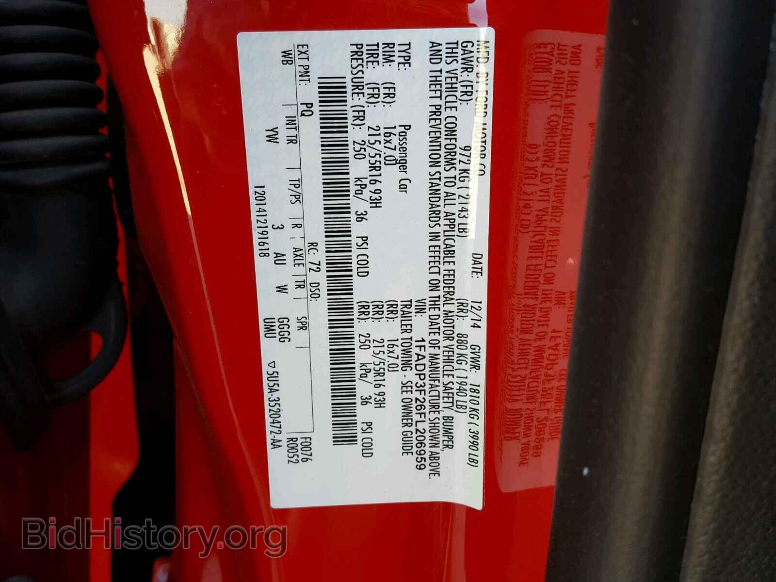 2015 FORD FOCUS - VIN: 1FADP3F26FL206959 - Фото 10