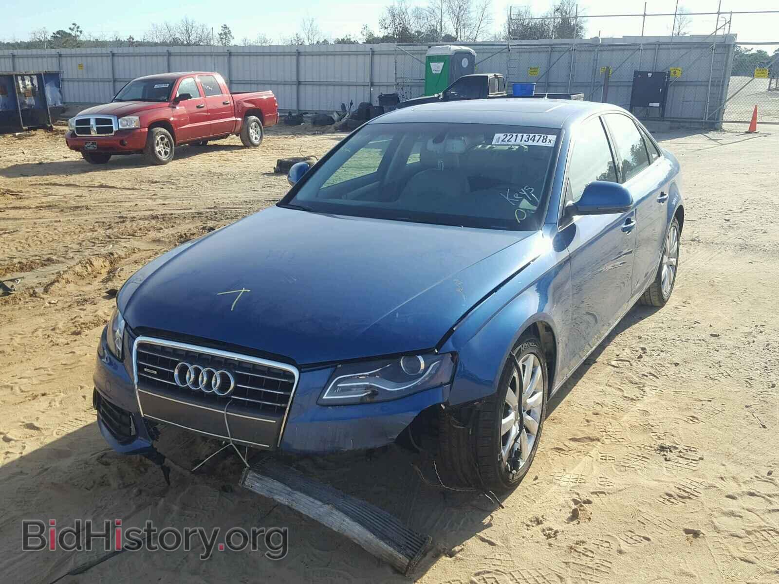 2009 AUDI A4 - VIN: WAUSF78K99N040287 - Фото 2