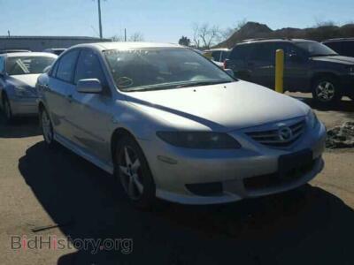 2005 Mazda 6 MAZDA6I, серый — VIN 1YVHP84CX55M45884, Copart