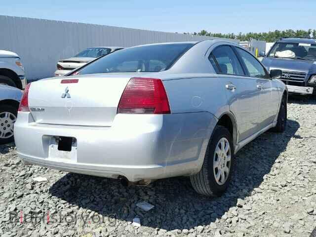 2007 MITSUBISHI GALANT - VIN: 4A3AB36FX7E033416 - Фото 4