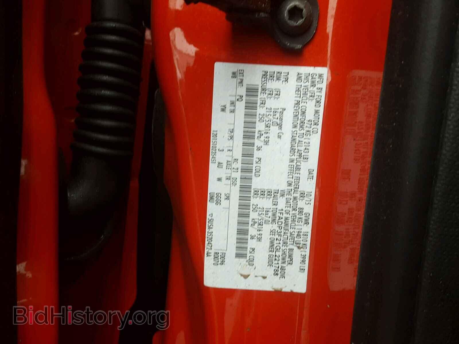 2016 FORD FOCUS - VIN: 1FADP3F21GL221788 - Фото 10