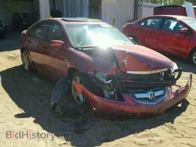 2006 Acura 3.2 TL, burgundy — VIN 19UUA66226A044029, Copart