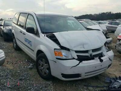 2009 Dodge CARAVAN Grand Cara, white — VIN 2D8HN11E79R698695, Copart