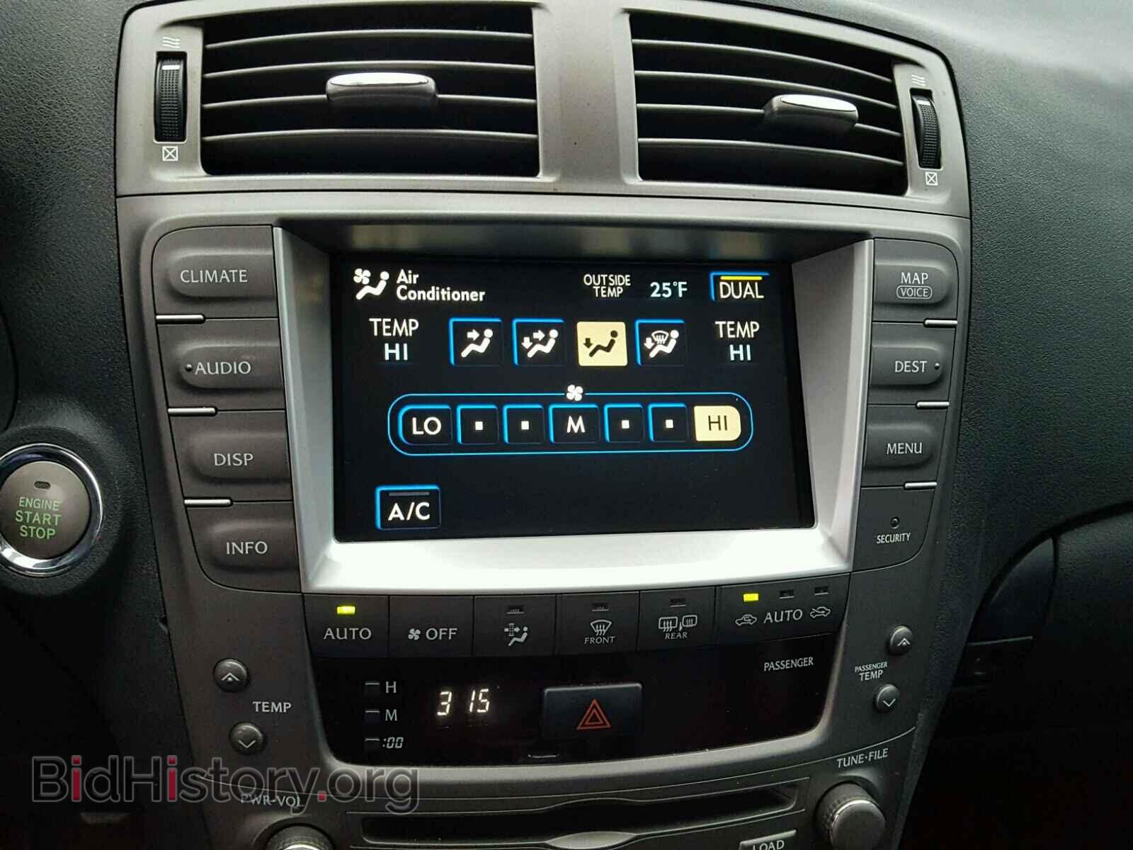 2006 LEXUS IS350 - VIN: JTHBE262165006575 - Фото 9
