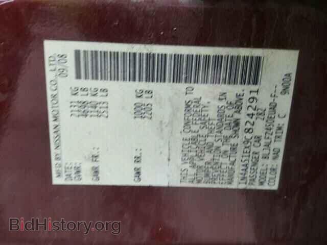 2009 NISSAN MAXIMA S - VIN: 1N4AA51EX9C824291 - Фото 10