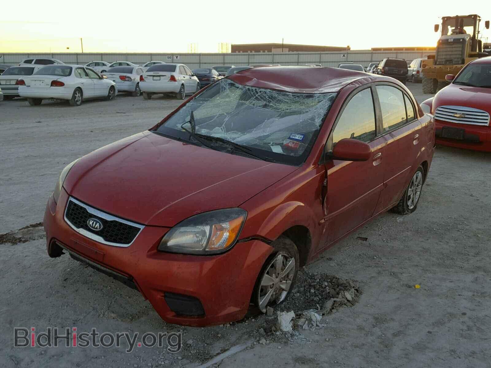 2011 KIA RIO BASE - VIN: KNADH4A33B6856495 - Фото 2