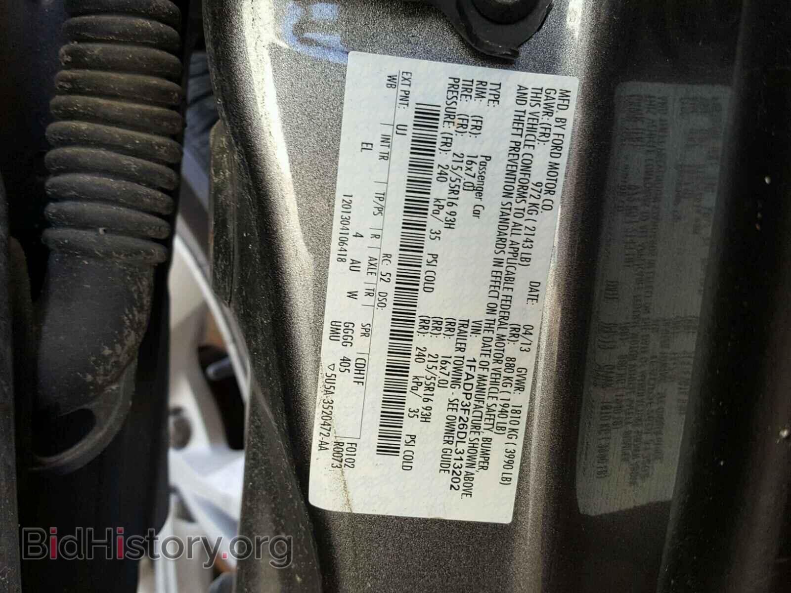 2013 FORD FOCUS - VIN: 1FADP3F26DL313202 - Photo 10