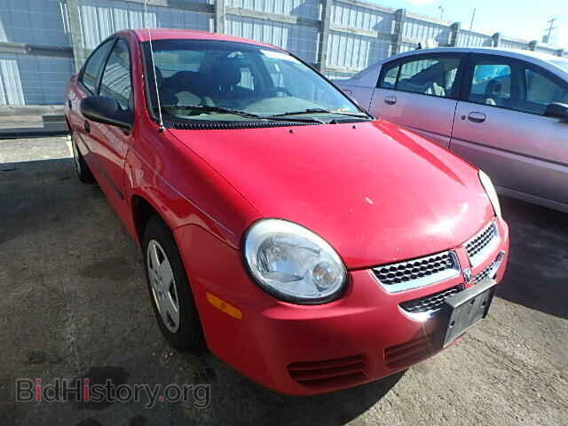 Фотография 1B3ES26C45D103100 - DODGE NEON 2005