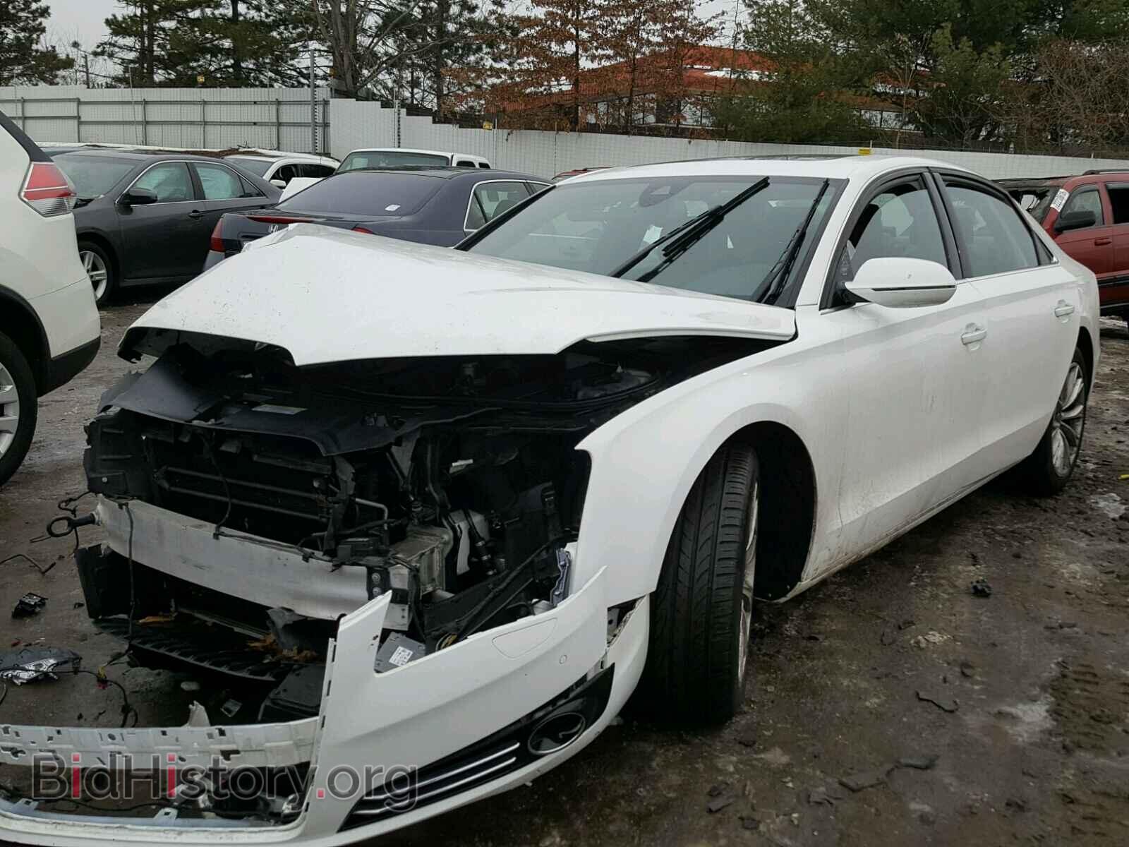 2012 AUDI A8 - VIN: WAUAVAFD0CN021778 - Фото 2