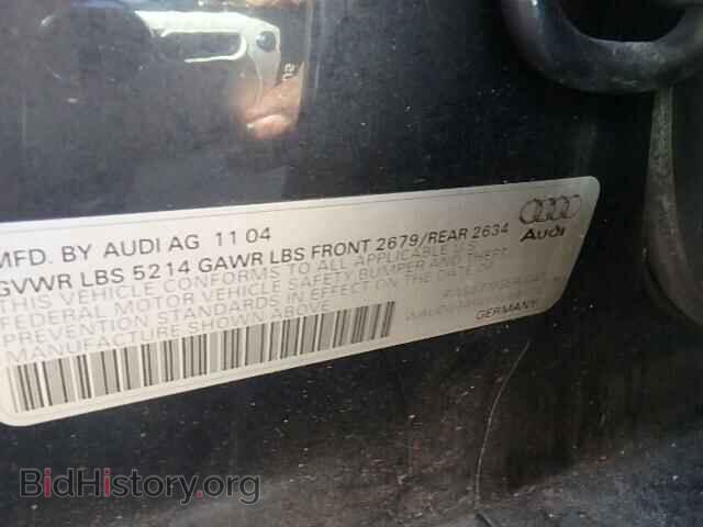 2005 AUDI A6 - VIN: WAUDG74FX5N066471 - Фото 10