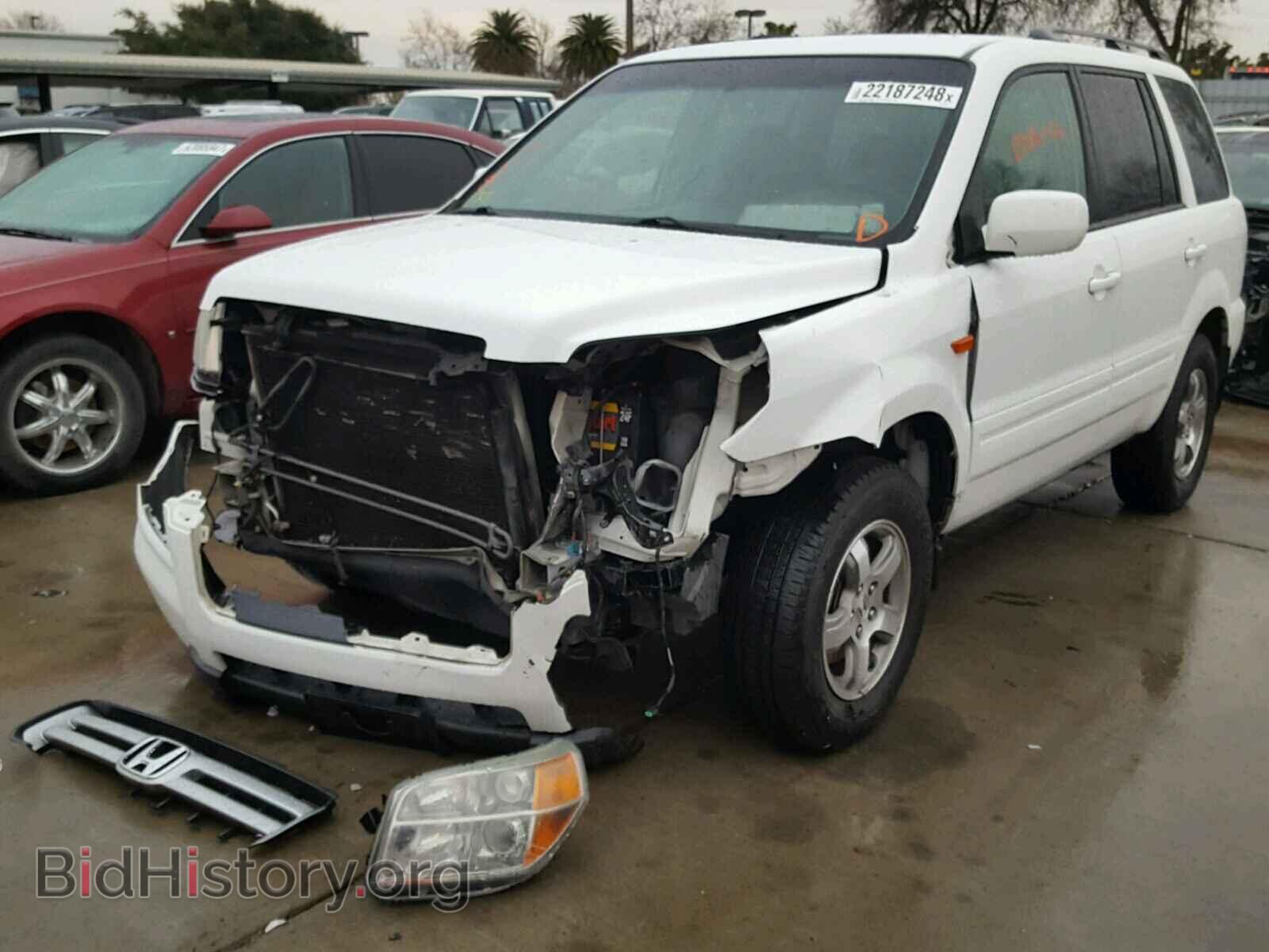 2006 HONDA PILOT - VIN: 2HKYF18476H521436 - Фото 2