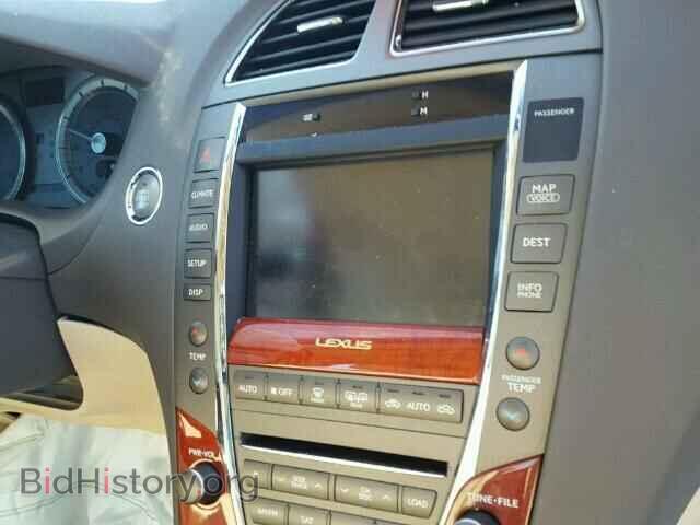 2012 LEXUS ES350 - VIN: JTHBK1EG7C2497649 - Фото 9